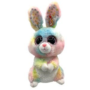 Ty Beanie Boos Collection Bubby Bunny Stuffed Animal Plush Toy Spring Silk